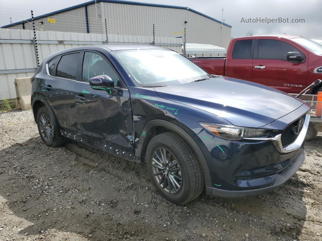 2019 Mazda Cx-5 Touring Синий vin: JM3KFBCM4K1588829