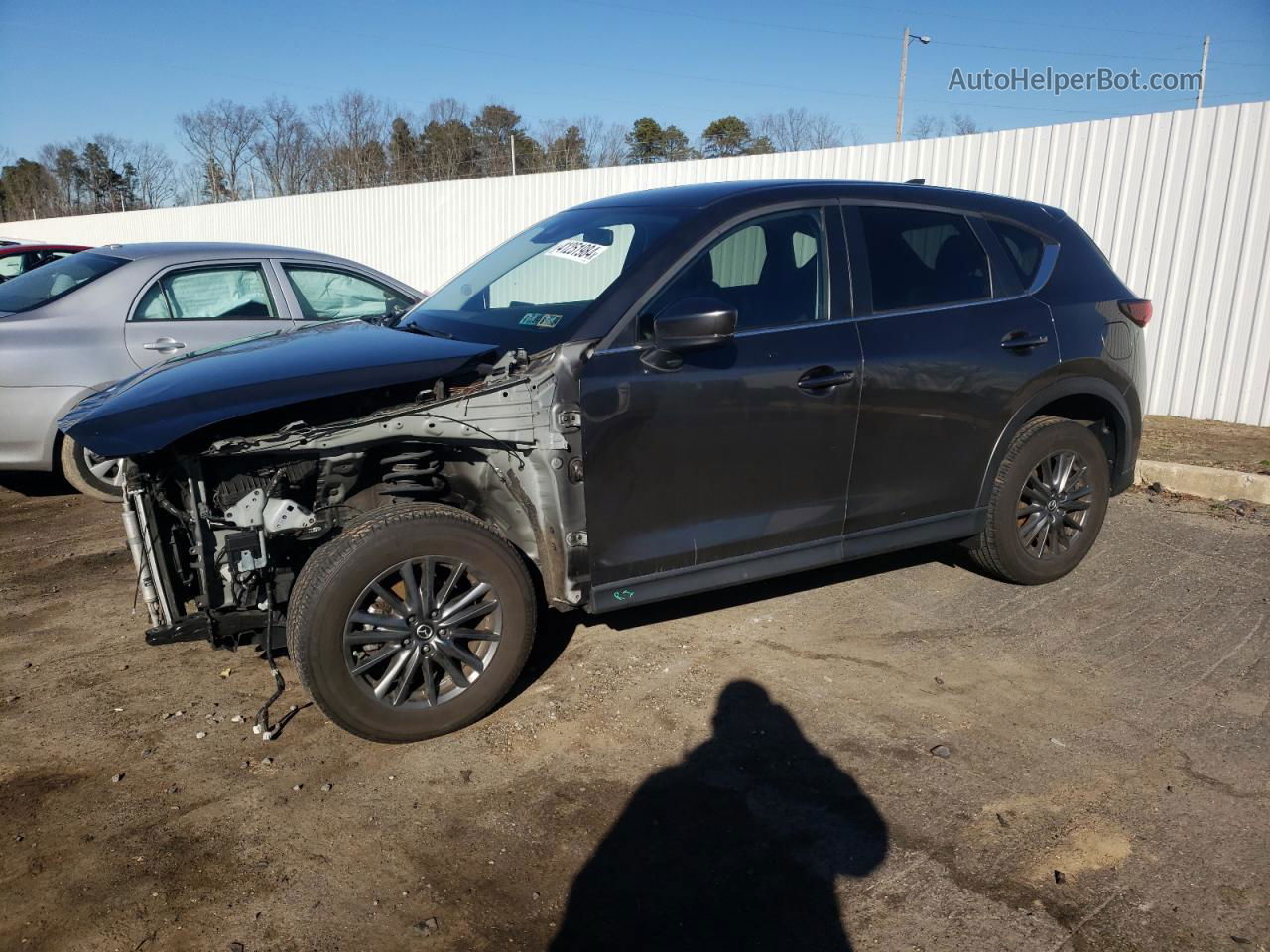 2019 Mazda Cx-5 Touring Угольный vin: JM3KFBCM4K1612305