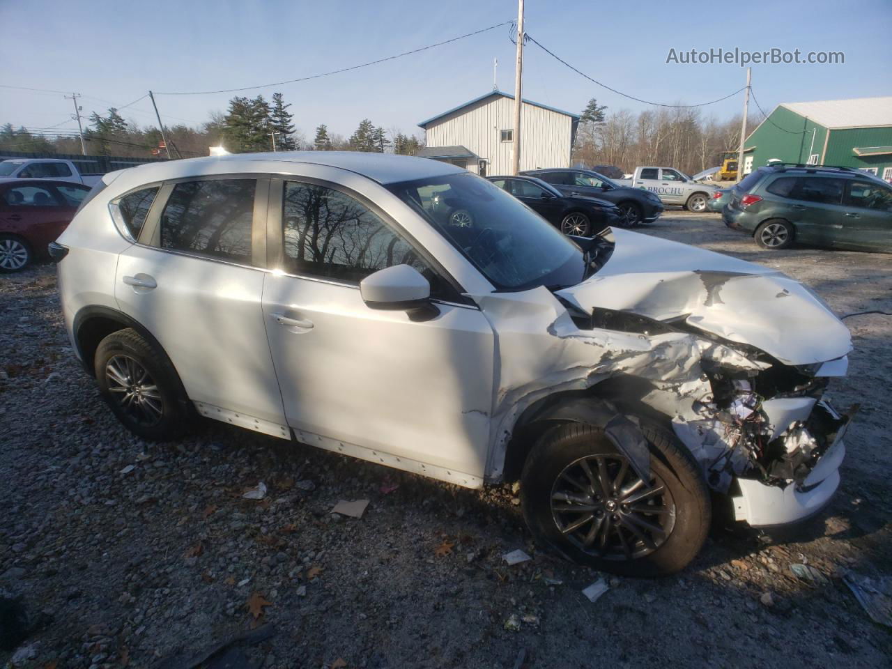 2021 Mazda Cx-5 Touring Белый vin: JM3KFBCM4M0326205