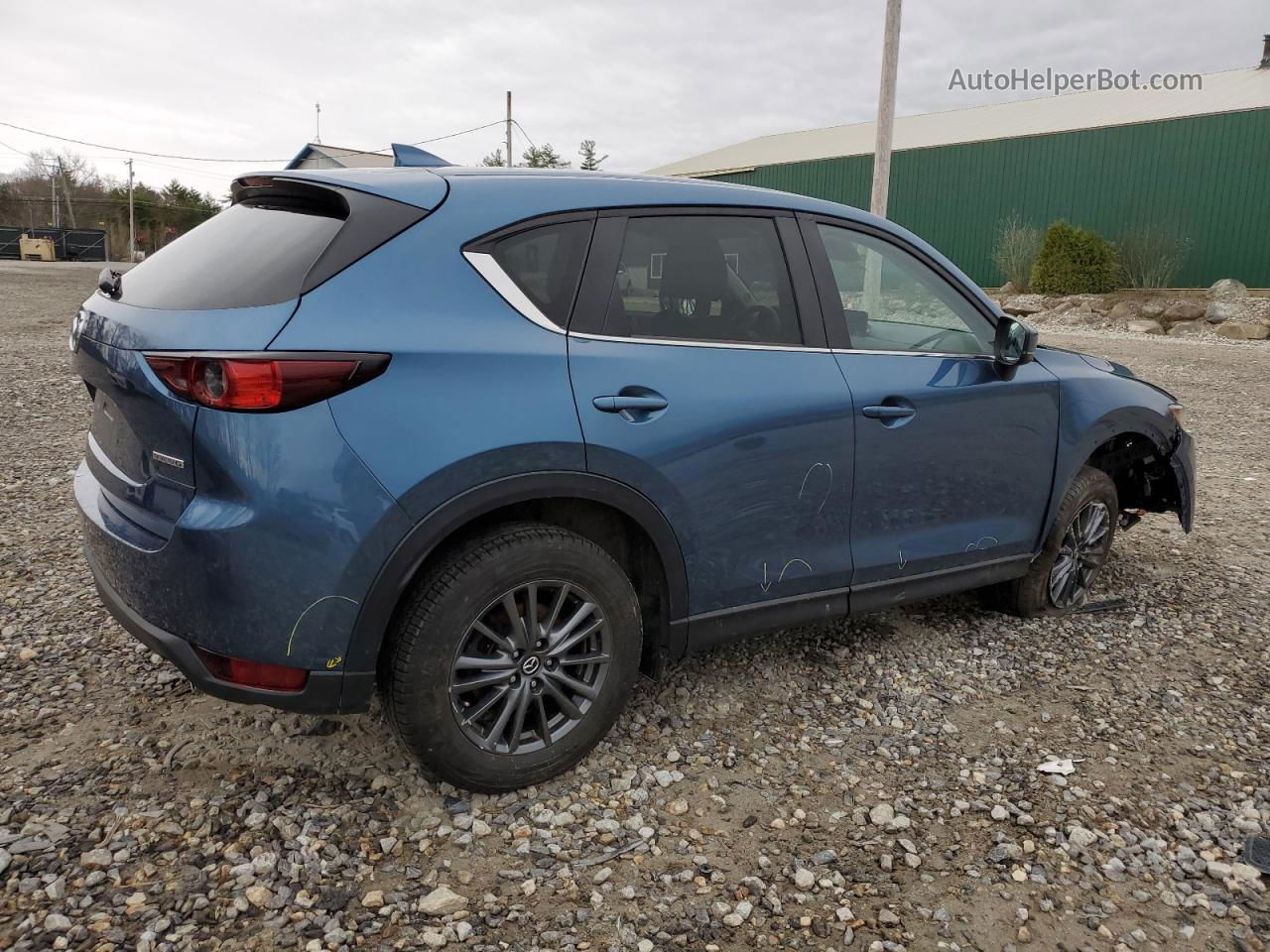 2021 Mazda Cx-5 Touring Синий vin: JM3KFBCM4M0390664