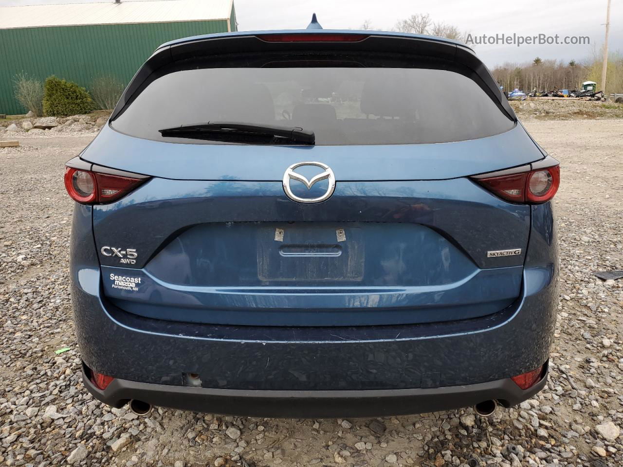 2021 Mazda Cx-5 Touring Синий vin: JM3KFBCM4M0390664