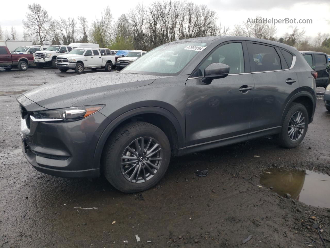 2021 Mazda Cx-5 Touring Gray vin: JM3KFBCM4M1306451