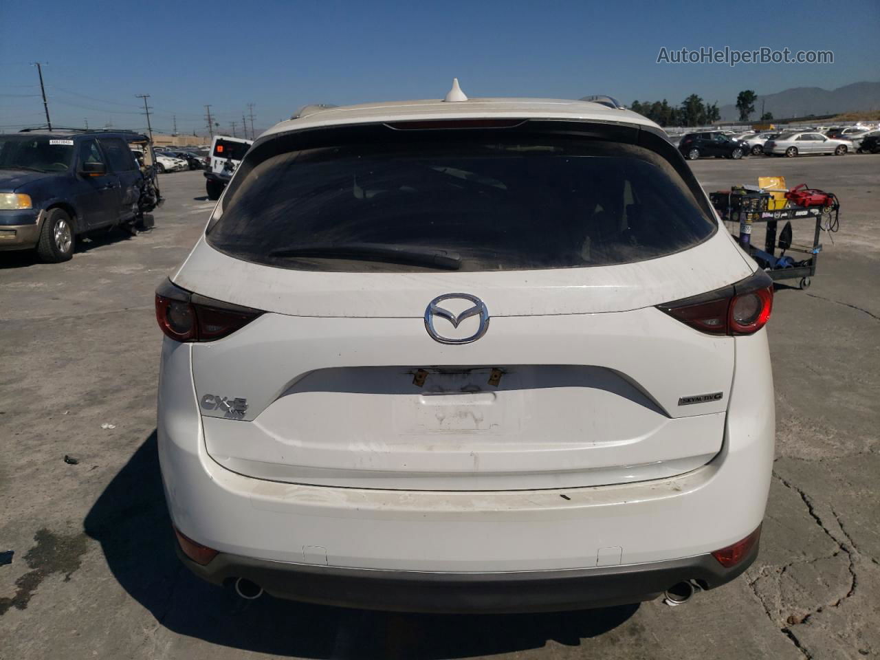 2021 Mazda Cx-5 Touring White vin: JM3KFBCM4M1333522