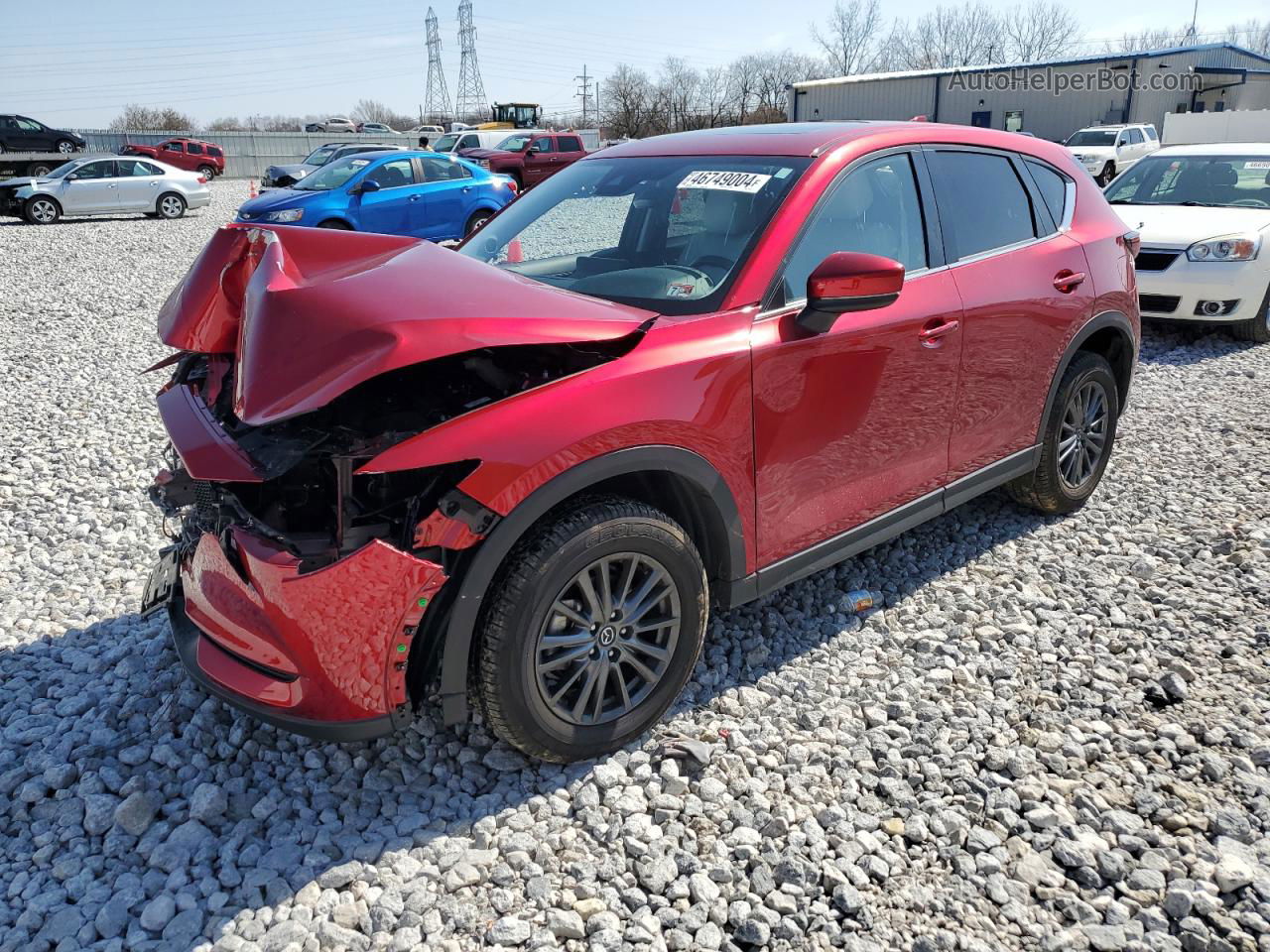 2021 Mazda Cx-5 Touring Burgundy vin: JM3KFBCM4M1373034