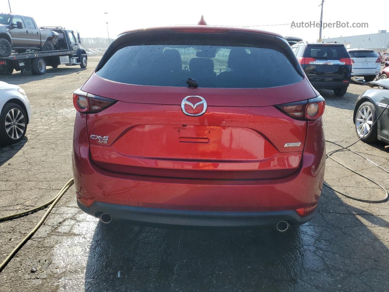 2019 Mazda Cx-5 Touring Red vin: JM3KFBCM5K0518682