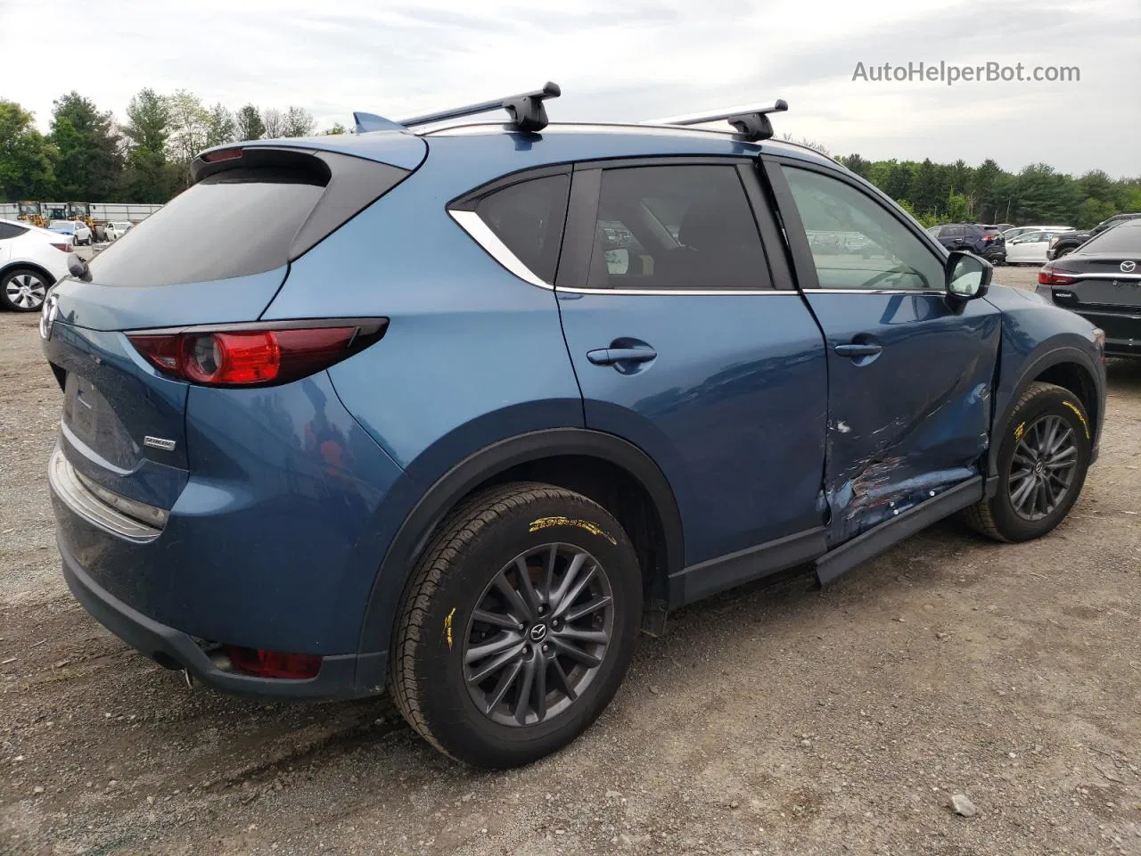 2019 Mazda Cx-5 Touring Blue vin: JM3KFBCM5K0623285