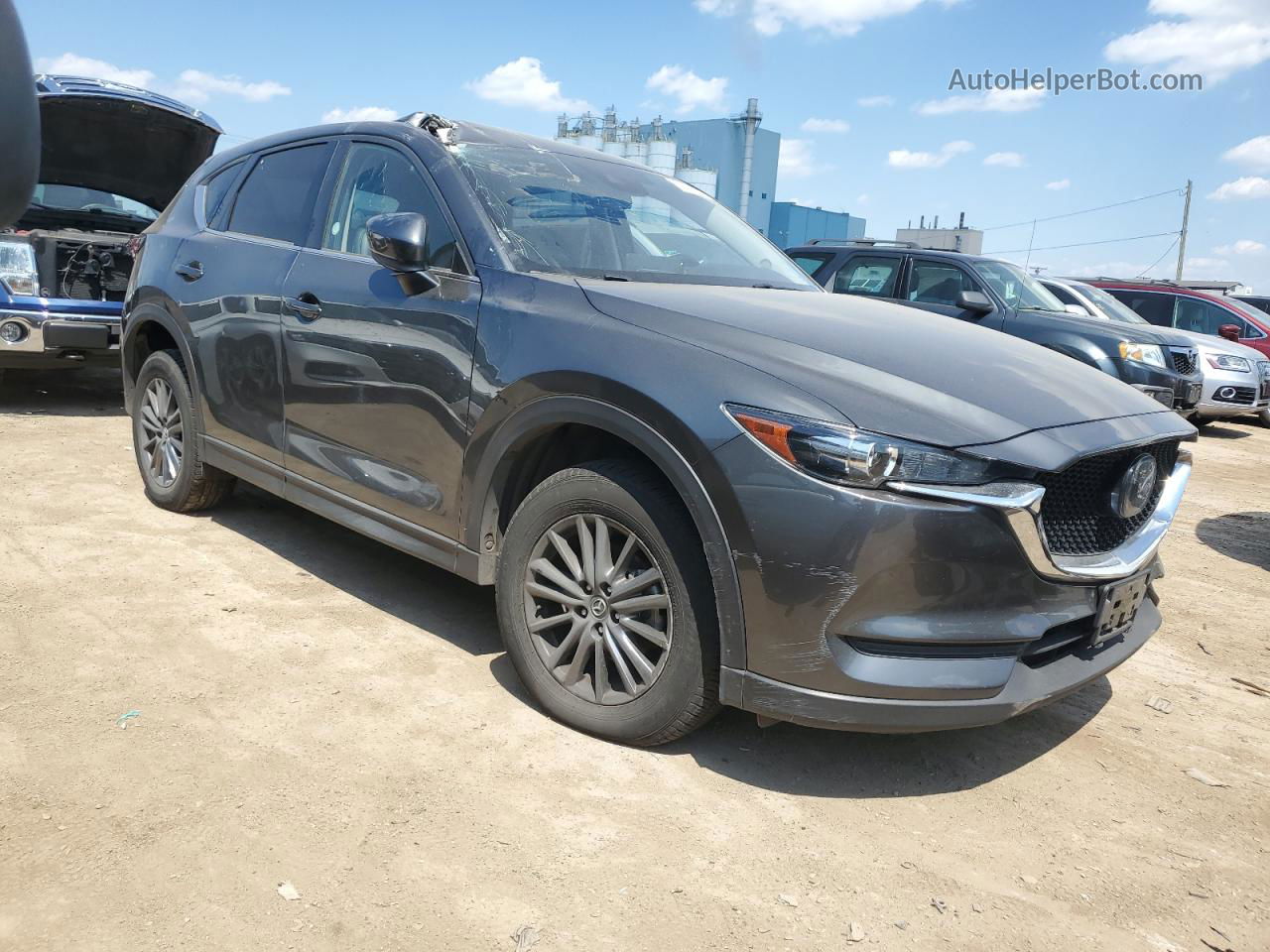 2021 Mazda Cx-5 Touring Gray vin: JM3KFBCM5M0340825