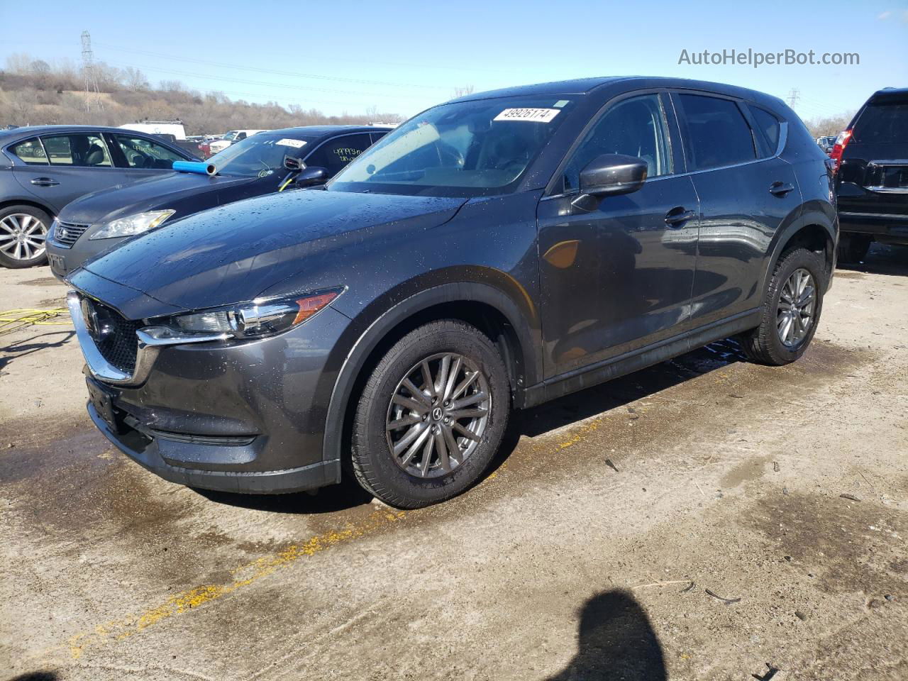 2021 Mazda Cx-5 Touring Gray vin: JM3KFBCM5M0347046