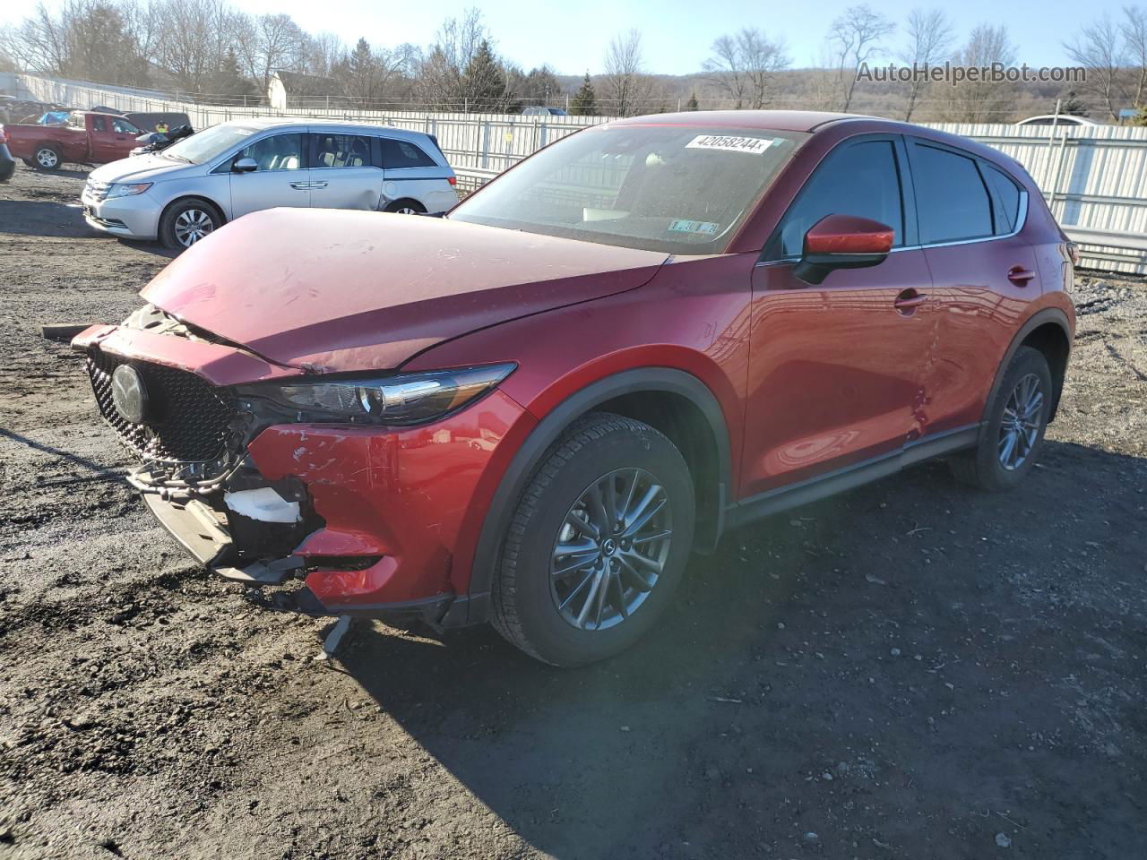 2021 Mazda Cx-5 Touring Red vin: JM3KFBCM5M0415944