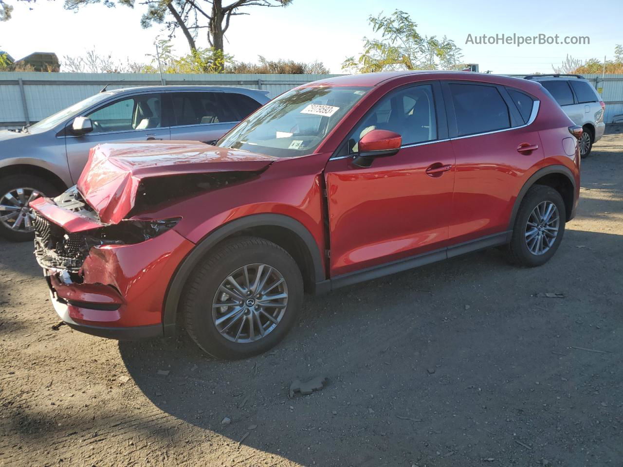 2021 Mazda Cx-5 Touring Red vin: JM3KFBCM5M0449947