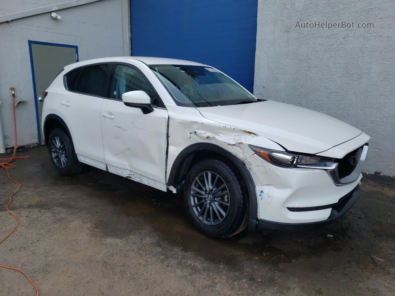 2021 Mazda Cx-5 Touring White vin: JM3KFBCM5M1307639