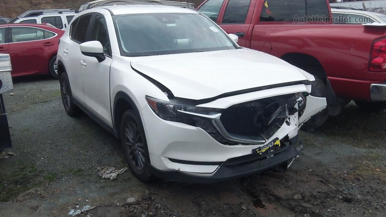 2019 Mazda Cx-5 Touring White vin: JM3KFBCM6K0519193