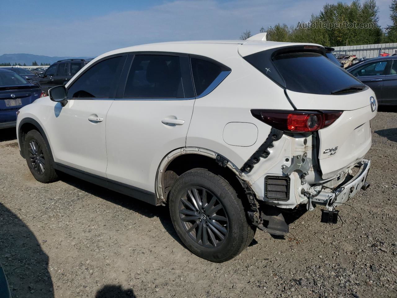 2019 Mazda Cx-5 Touring White vin: JM3KFBCM6K0675282