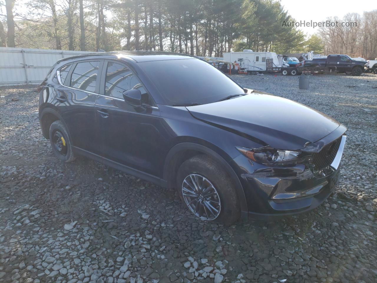 2019 Mazda Cx-5 Touring Blue vin: JM3KFBCM6K0683740