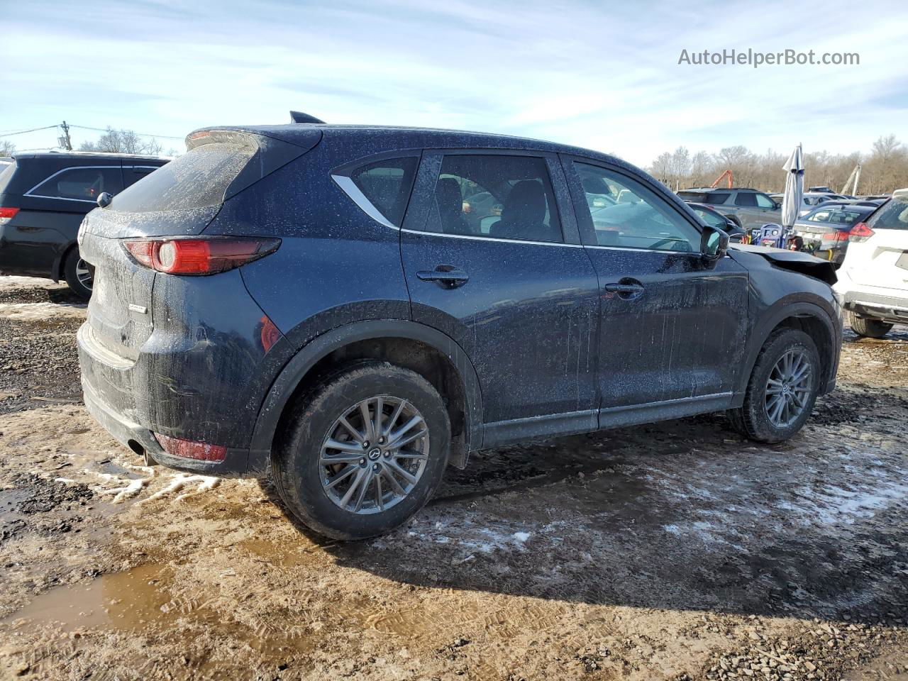 2019 Mazda Cx-5 Touring Blue vin: JM3KFBCM6K0696178