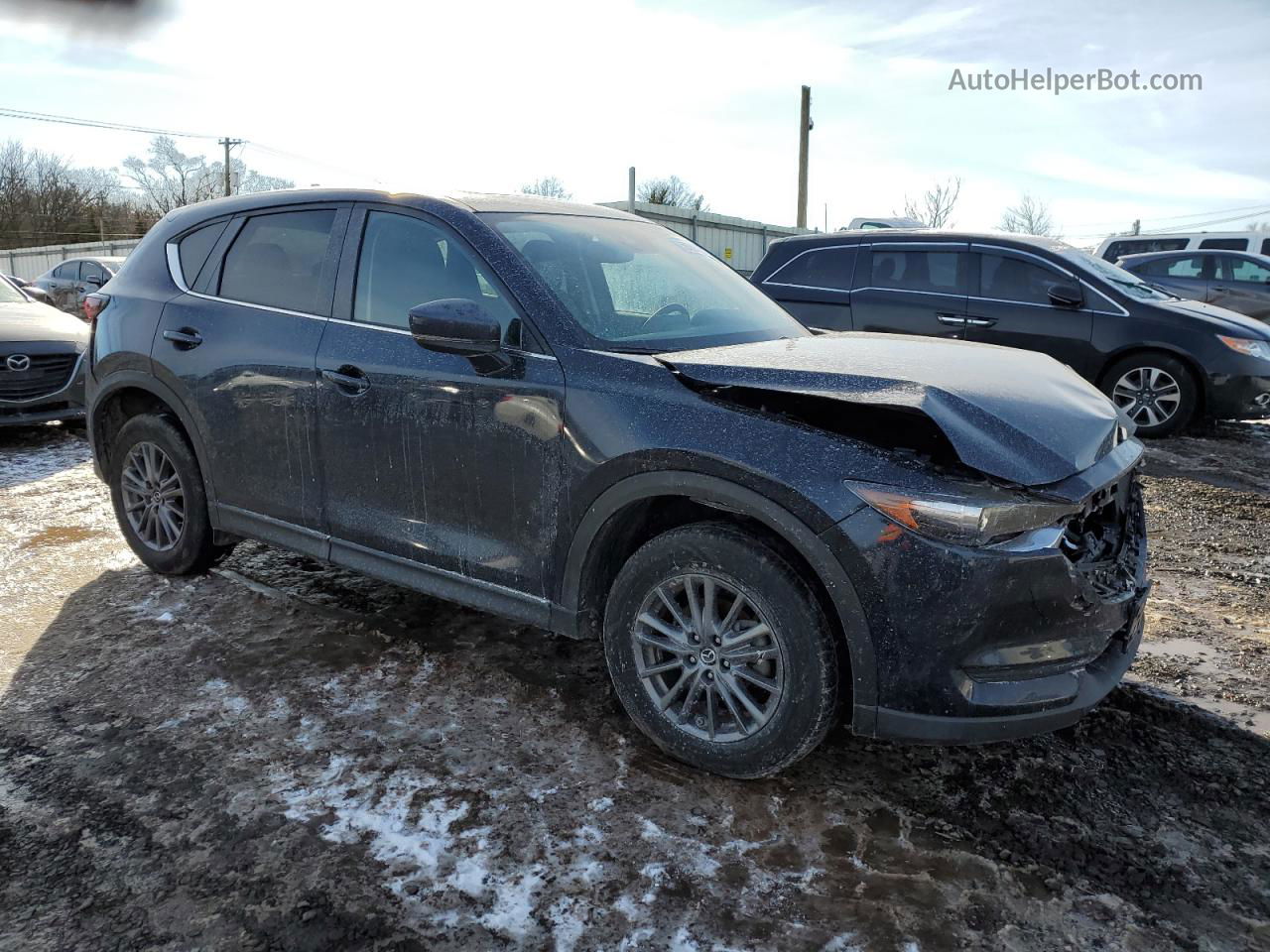 2019 Mazda Cx-5 Touring Blue vin: JM3KFBCM6K0696178