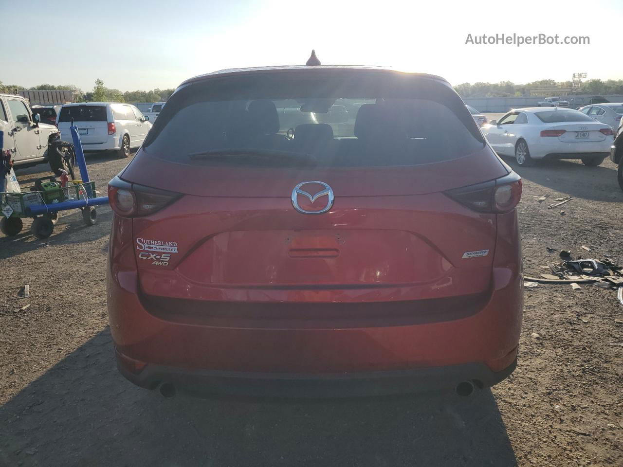 2019 Mazda Cx-5 Touring Красный vin: JM3KFBCM6K1530026