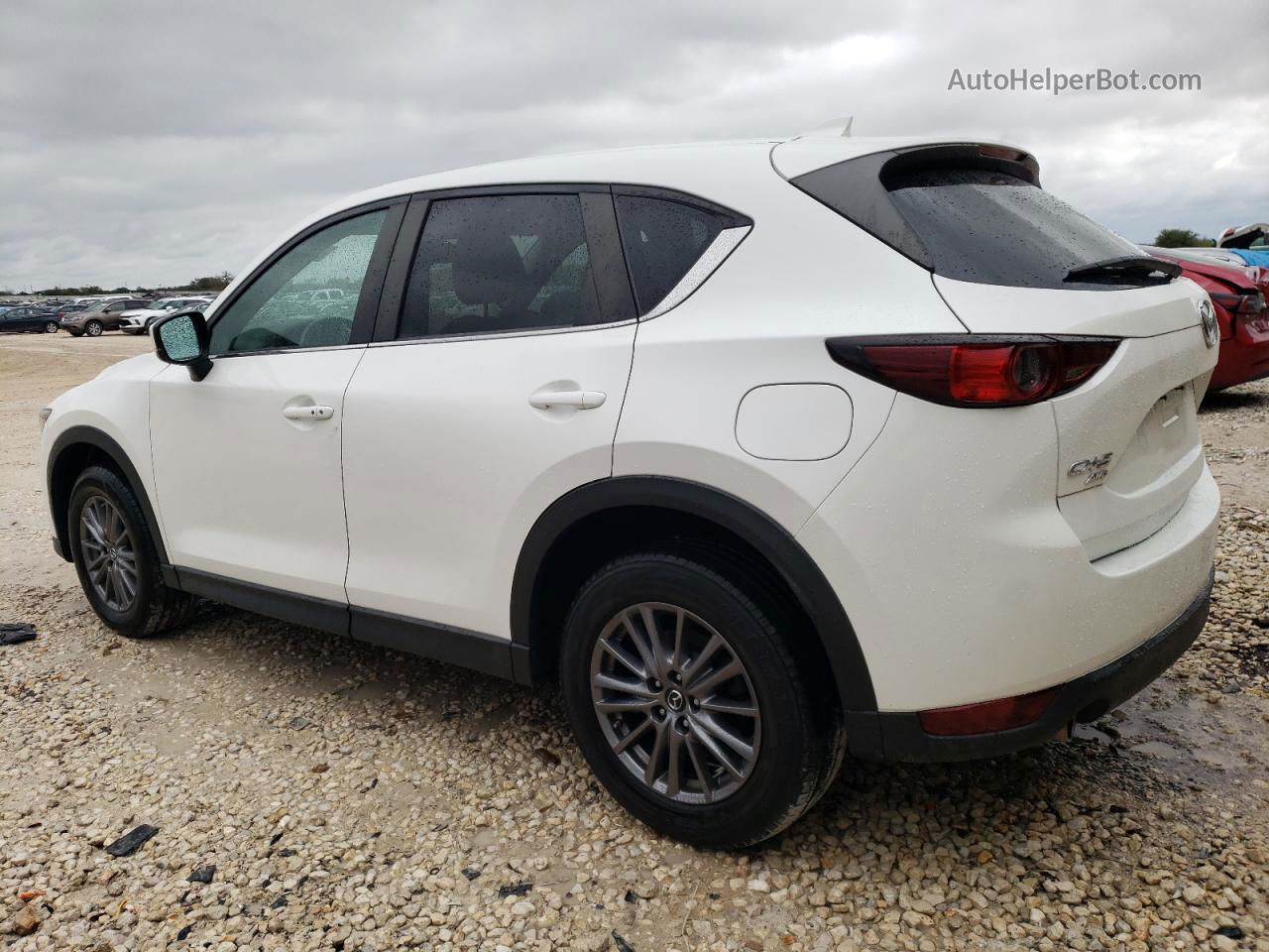 2019 Mazda Cx-5 Touring White vin: JM3KFBCM6K1629316