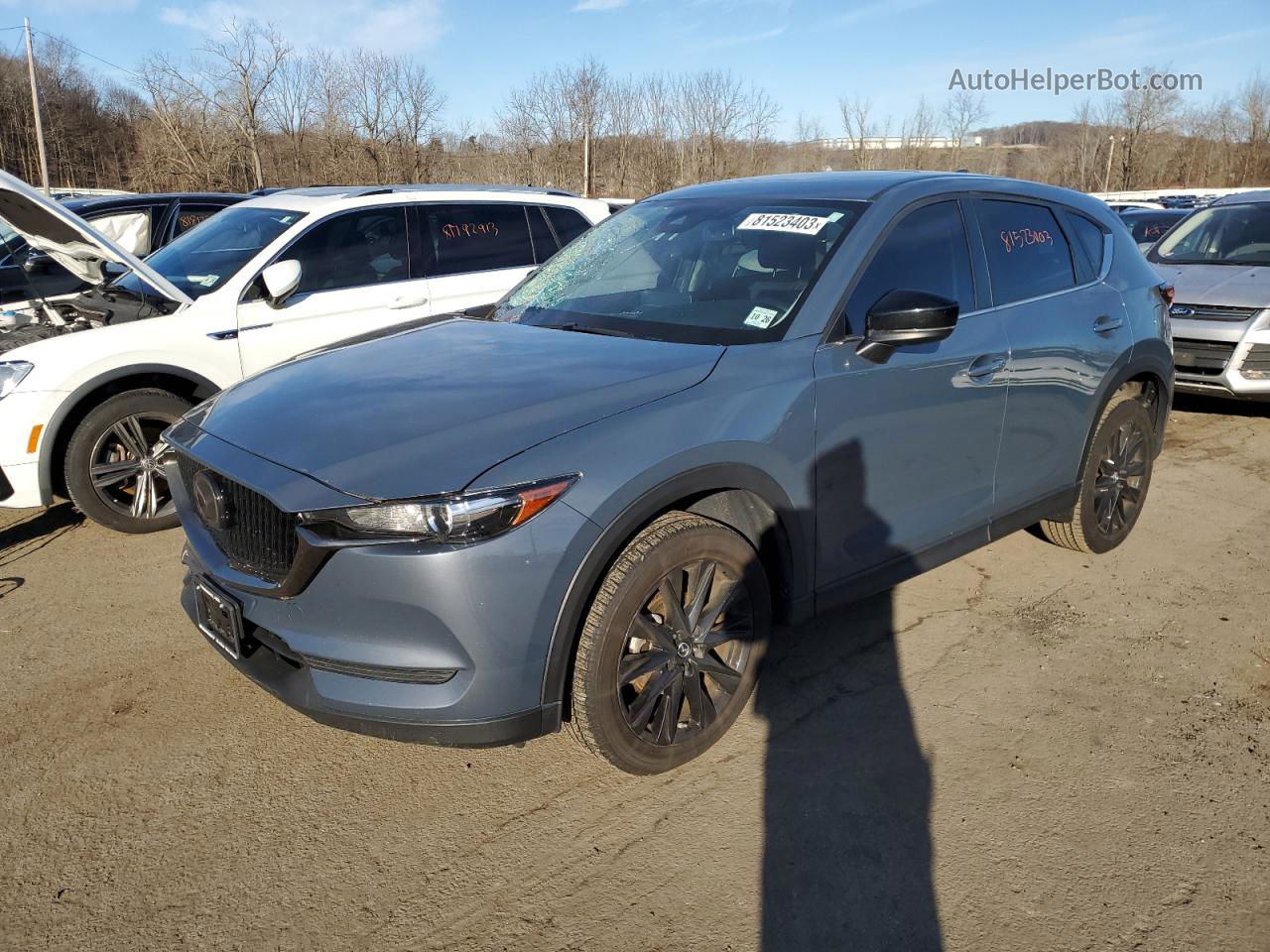 2021 Mazda Cx-5 Touring Gray vin: JM3KFBCM6M0414091