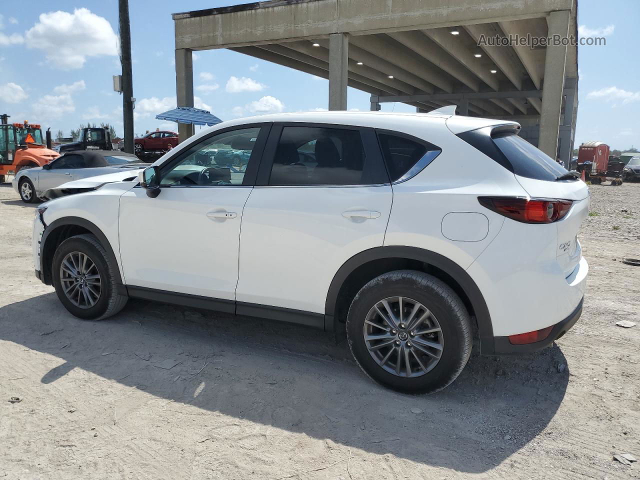 2021 Mazda Cx-5 Touring White vin: JM3KFBCM6M0451576