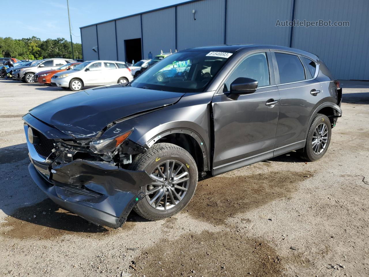 2021 Mazda Cx-5 Touring Gray vin: JM3KFBCM6M1429510