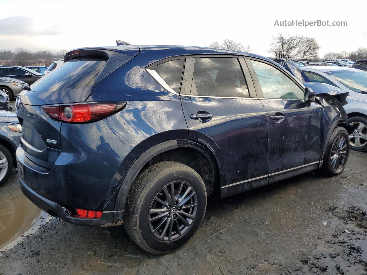 2019 Mazda Cx-5 Touring Blue vin: JM3KFBCM7K0540456