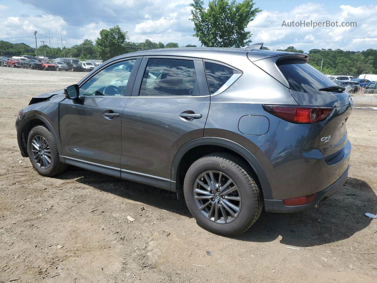 2019 Mazda Cx-5 Touring Gray vin: JM3KFBCM7K0639102