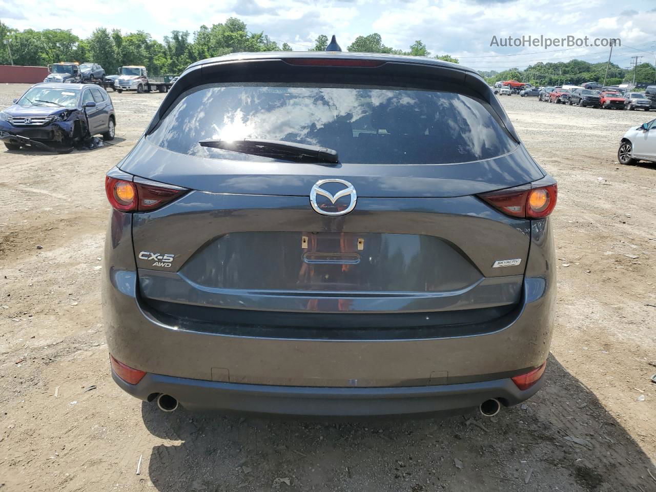 2019 Mazda Cx-5 Touring Gray vin: JM3KFBCM7K0639102