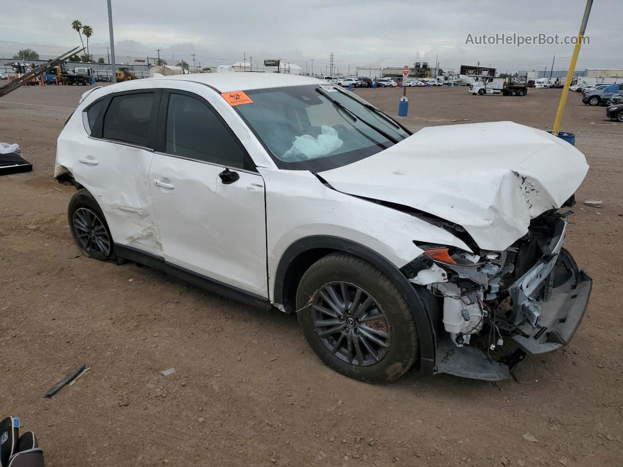 2021 Mazda Cx-5 Touring Белый vin: JM3KFBCM7M0356752