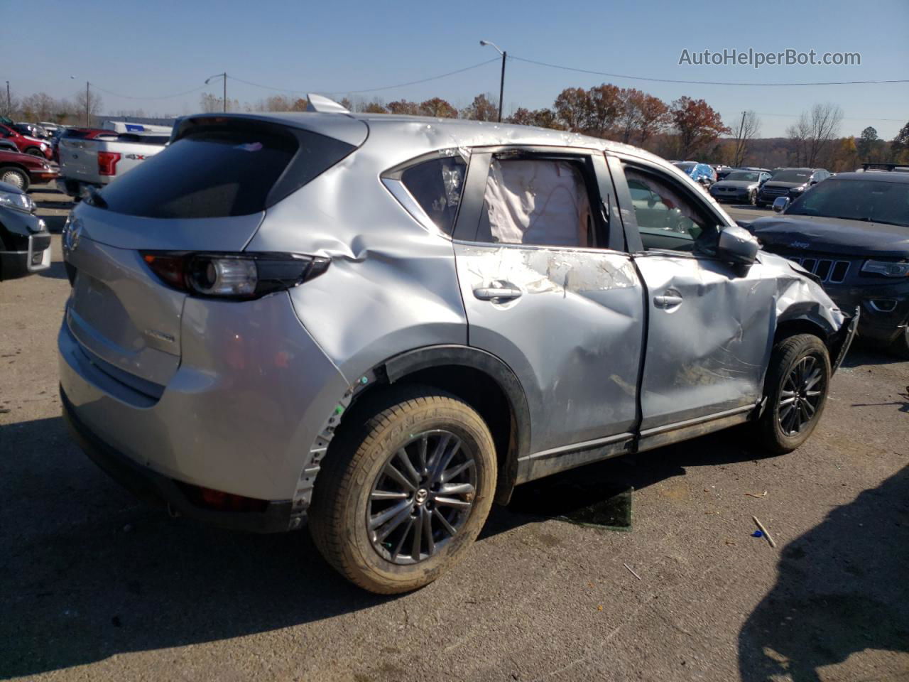 2021 Mazda Cx-5 Touring Серебряный vin: JM3KFBCM7M0433832