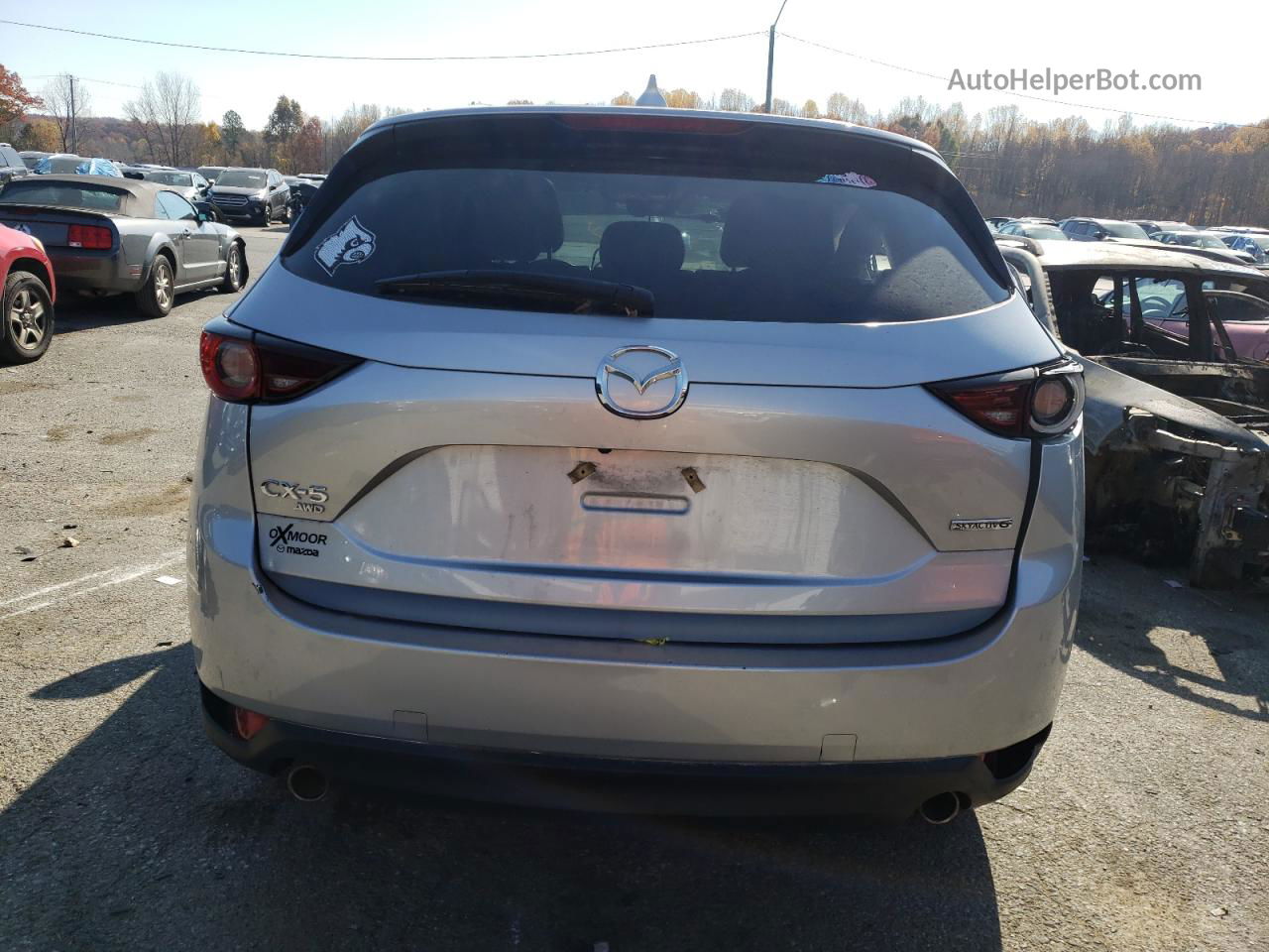 2021 Mazda Cx-5 Touring Silver vin: JM3KFBCM7M0433832