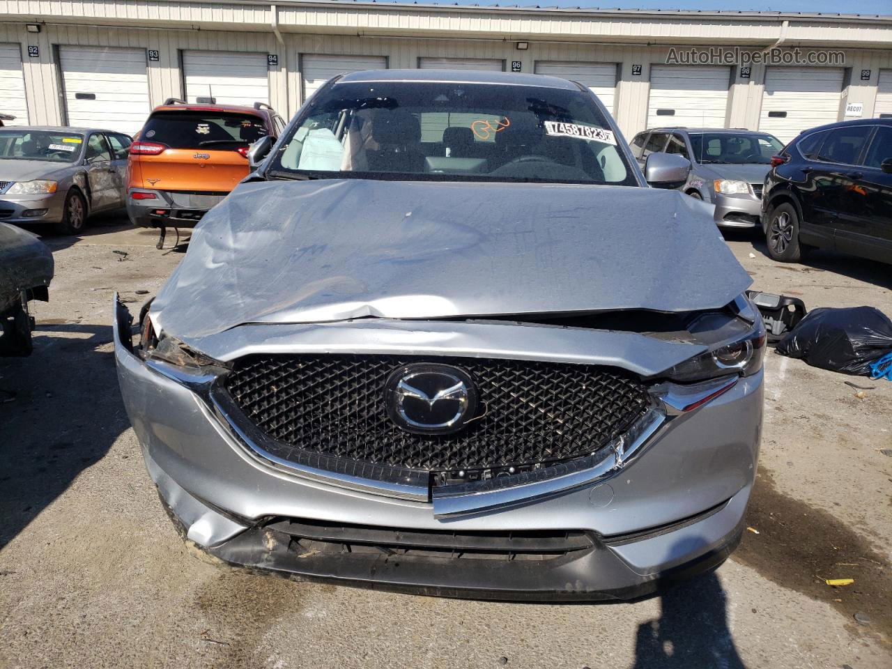 2021 Mazda Cx-5 Touring Silver vin: JM3KFBCM7M0433832