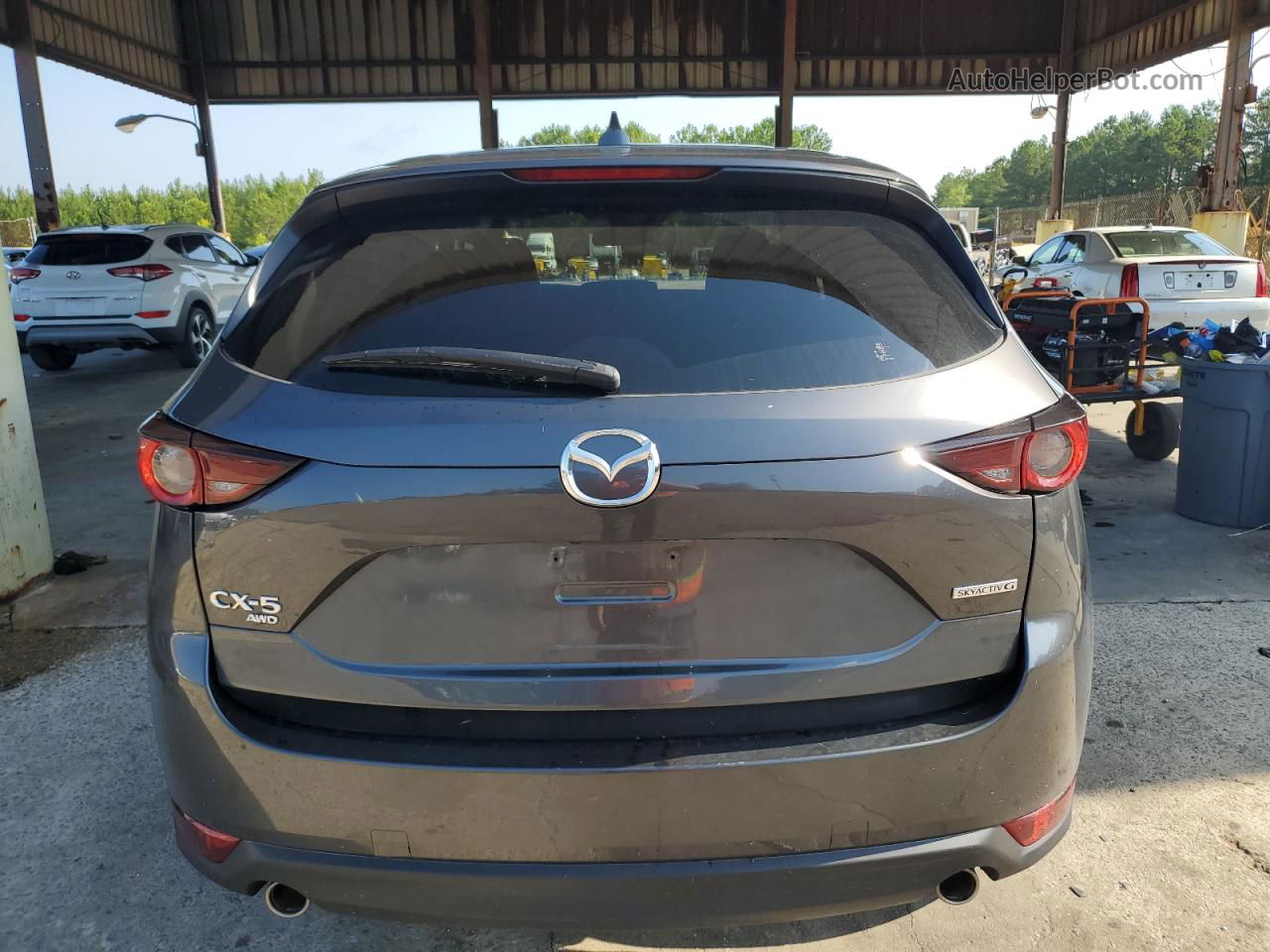 2021 Mazda Cx-5 Touring Gray vin: JM3KFBCM7M0448475