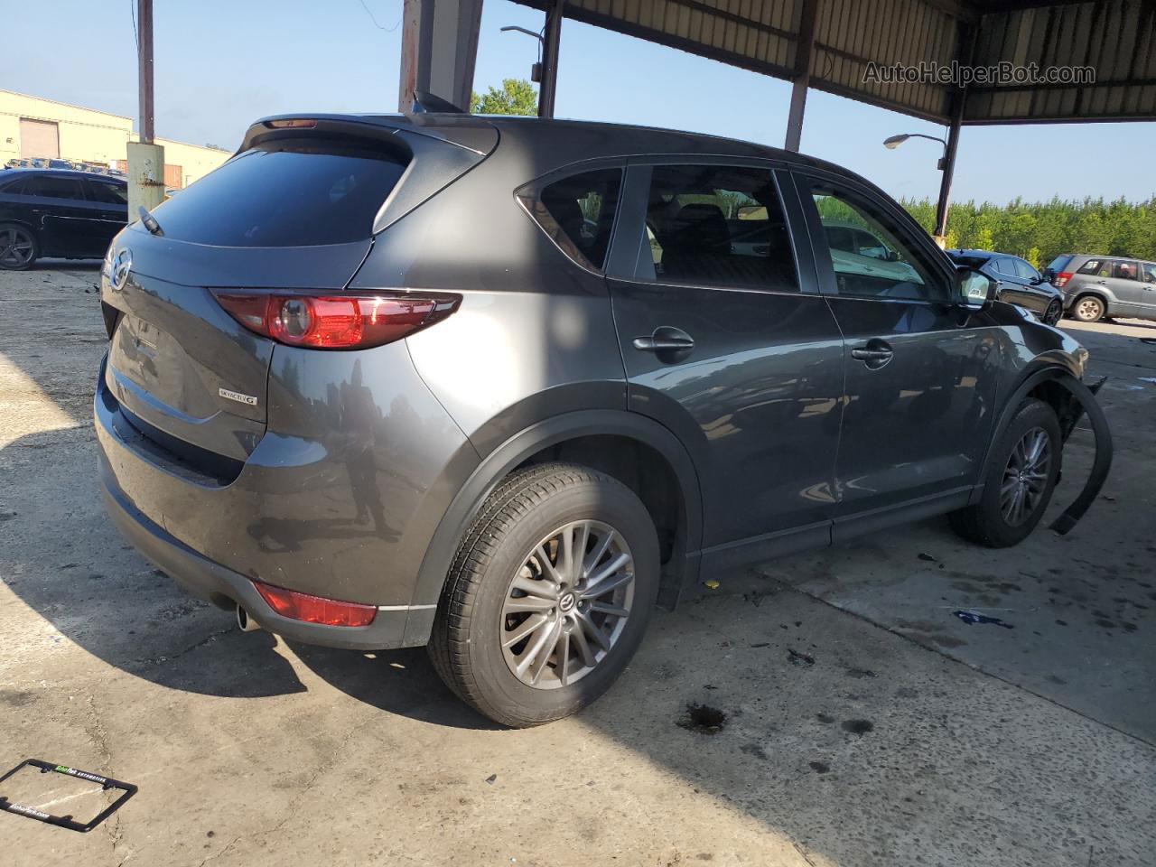 2021 Mazda Cx-5 Touring Gray vin: JM3KFBCM7M0448475