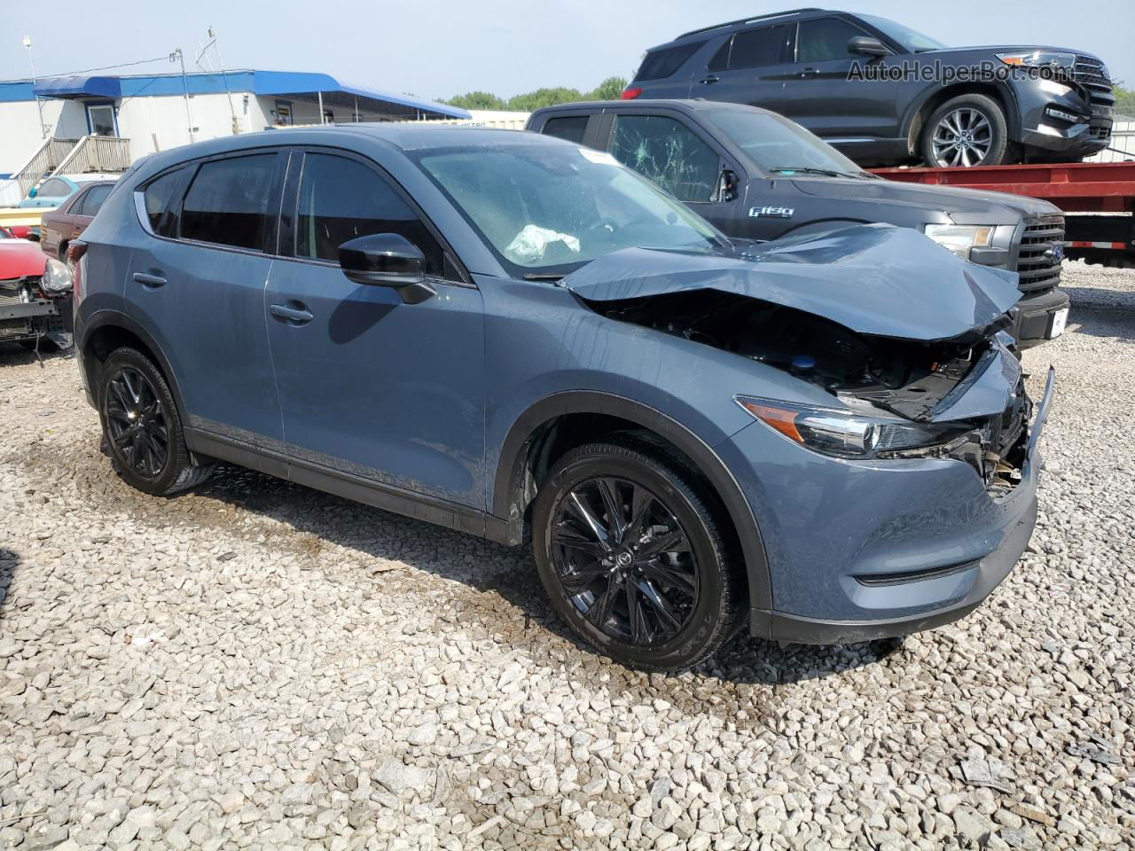 2021 Mazda Cx-5 Touring Blue vin: JM3KFBCM7M0453823