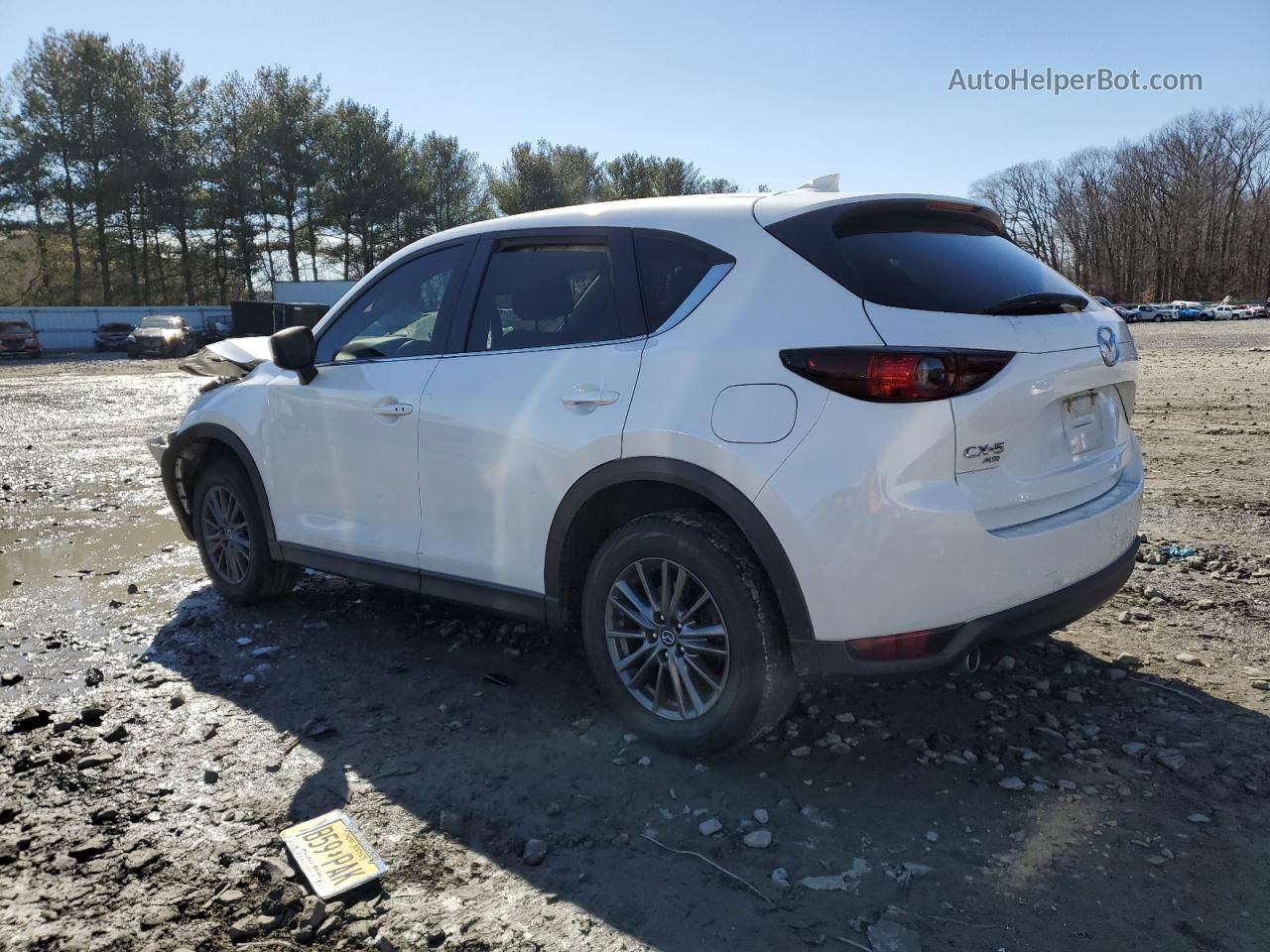 2021 Mazda Cx-5 Touring White vin: JM3KFBCM7M1448759