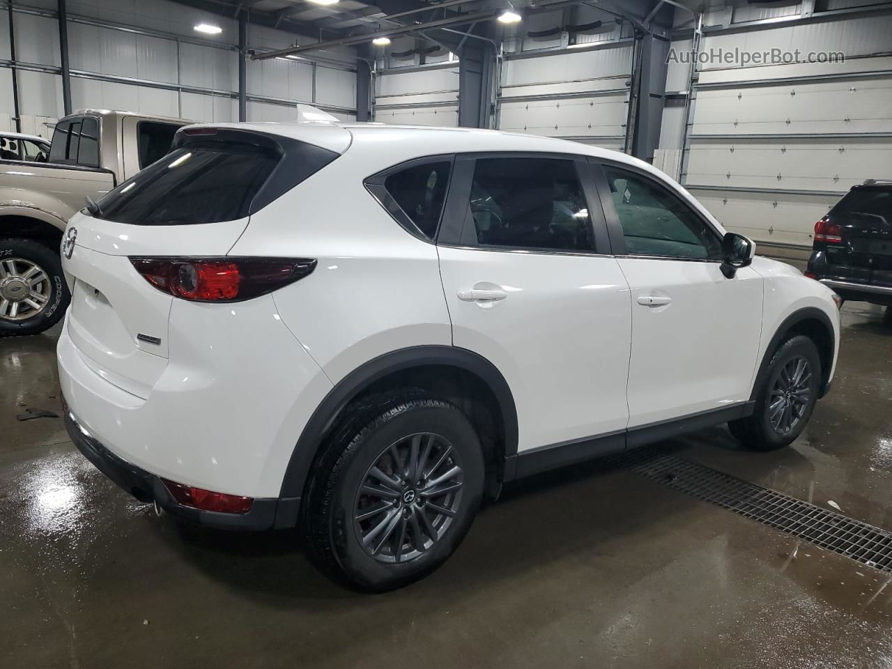 2019 Mazda Cx-5 Touring White vin: JM3KFBCM8K1676489