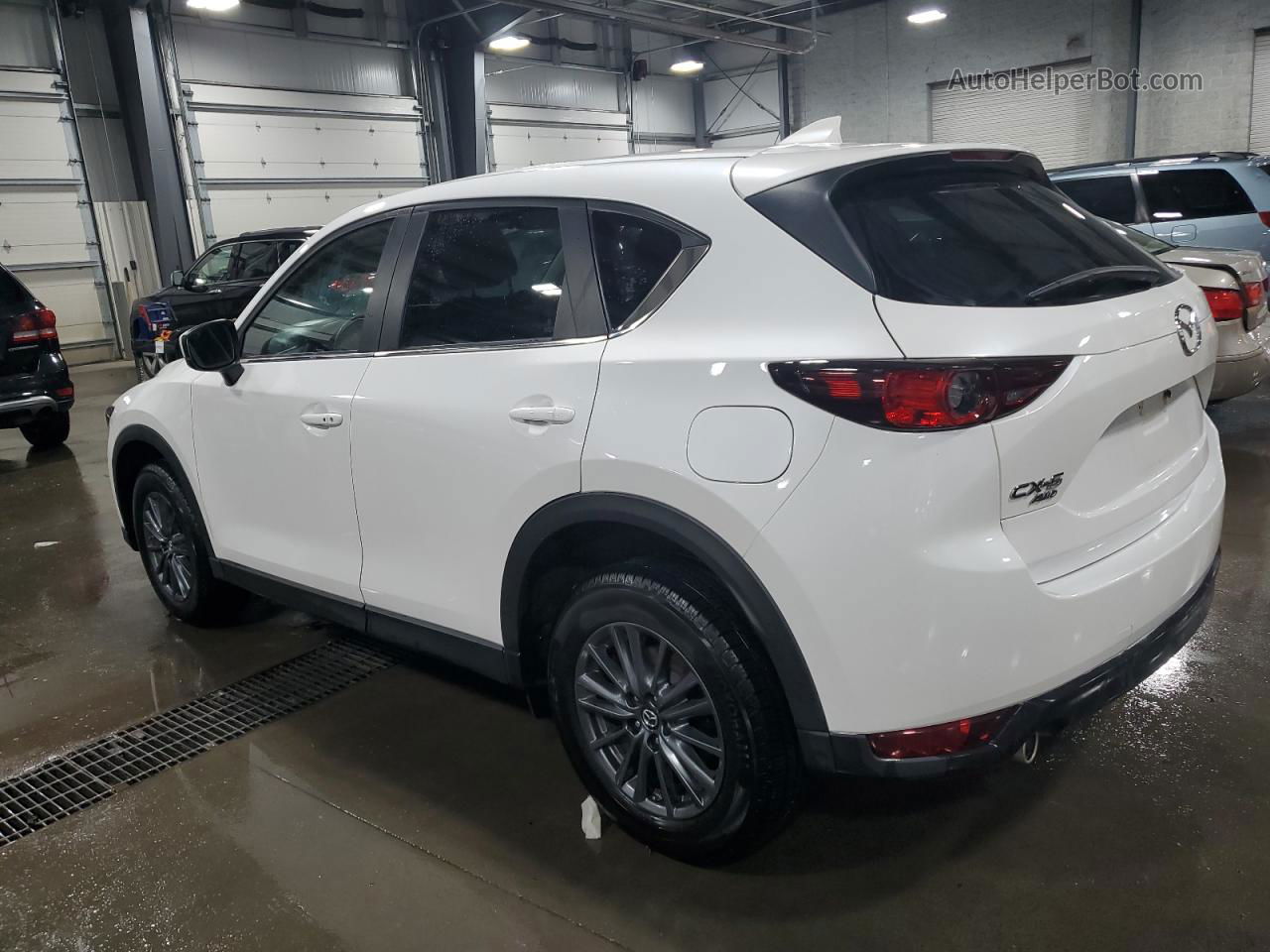 2019 Mazda Cx-5 Touring White vin: JM3KFBCM8K1676489