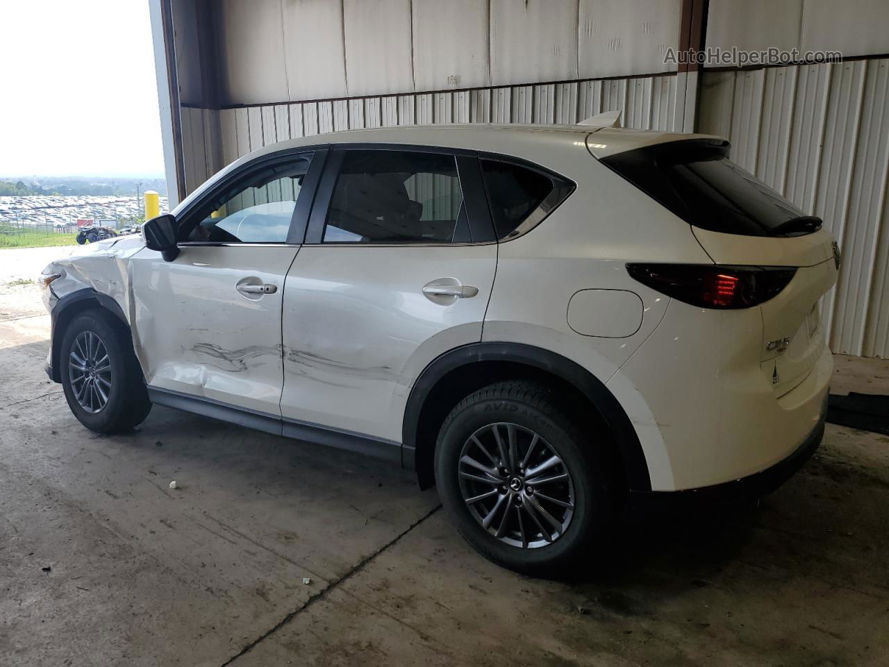 2021 Mazda Cx-5 Touring White vin: JM3KFBCM8M0315529