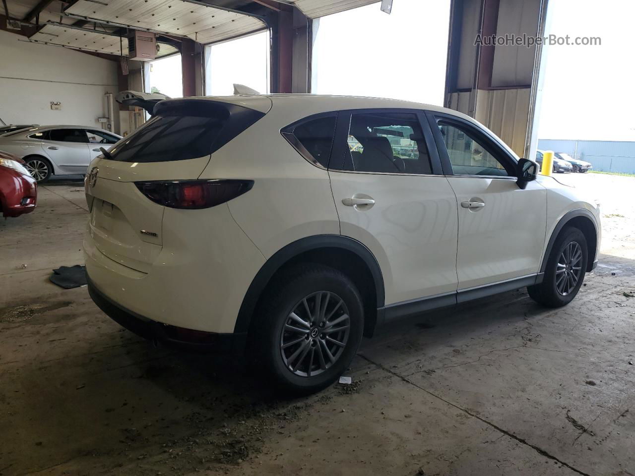 2021 Mazda Cx-5 Touring White vin: JM3KFBCM8M0315529