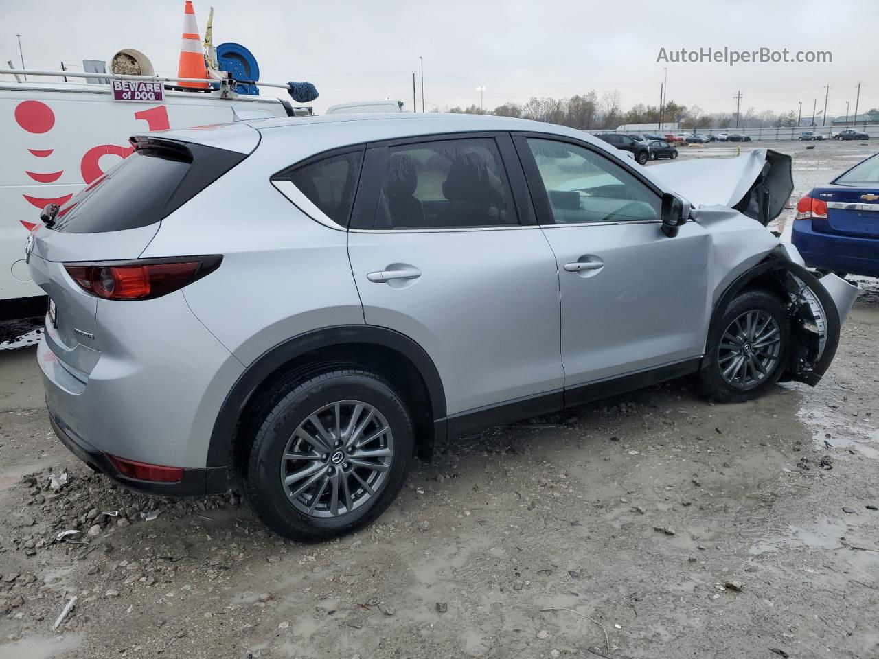 2021 Mazda Cx-5 Touring Gray vin: JM3KFBCM8M0345842