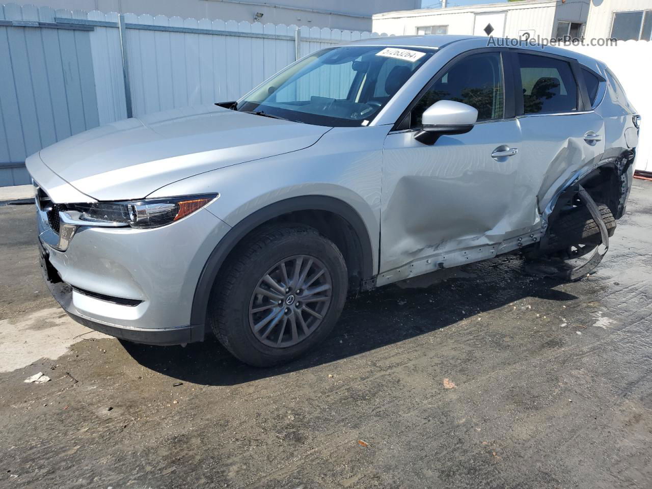 2021 Mazda Cx-5 Touring Silver vin: JM3KFBCM8M0359823