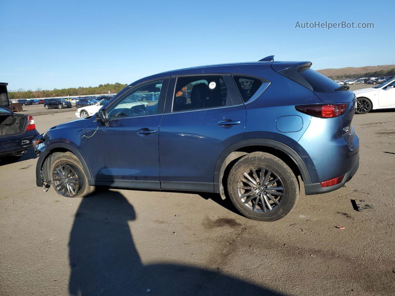 2021 Mazda Cx-5 Touring Blue vin: JM3KFBCM8M0368215