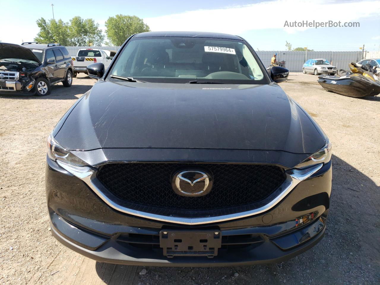 2021 Mazda Cx-5 Touring Black vin: JM3KFBCM8M0384091