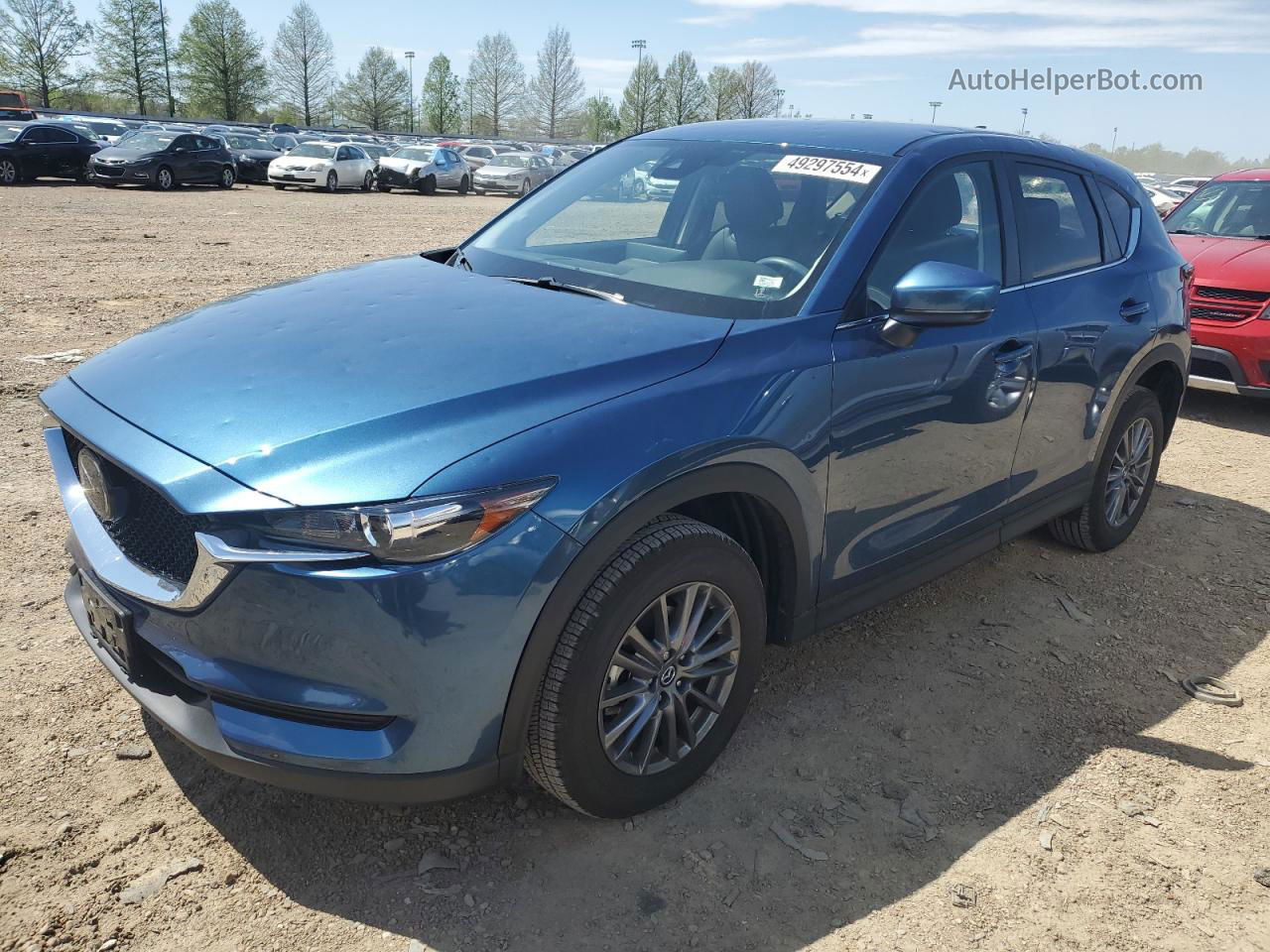 2021 Mazda Cx-5 Touring Синий vin: JM3KFBCM8M0472350