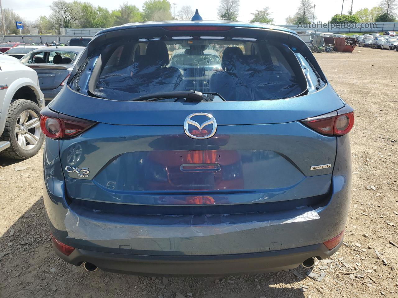 2021 Mazda Cx-5 Touring Синий vin: JM3KFBCM8M0472350