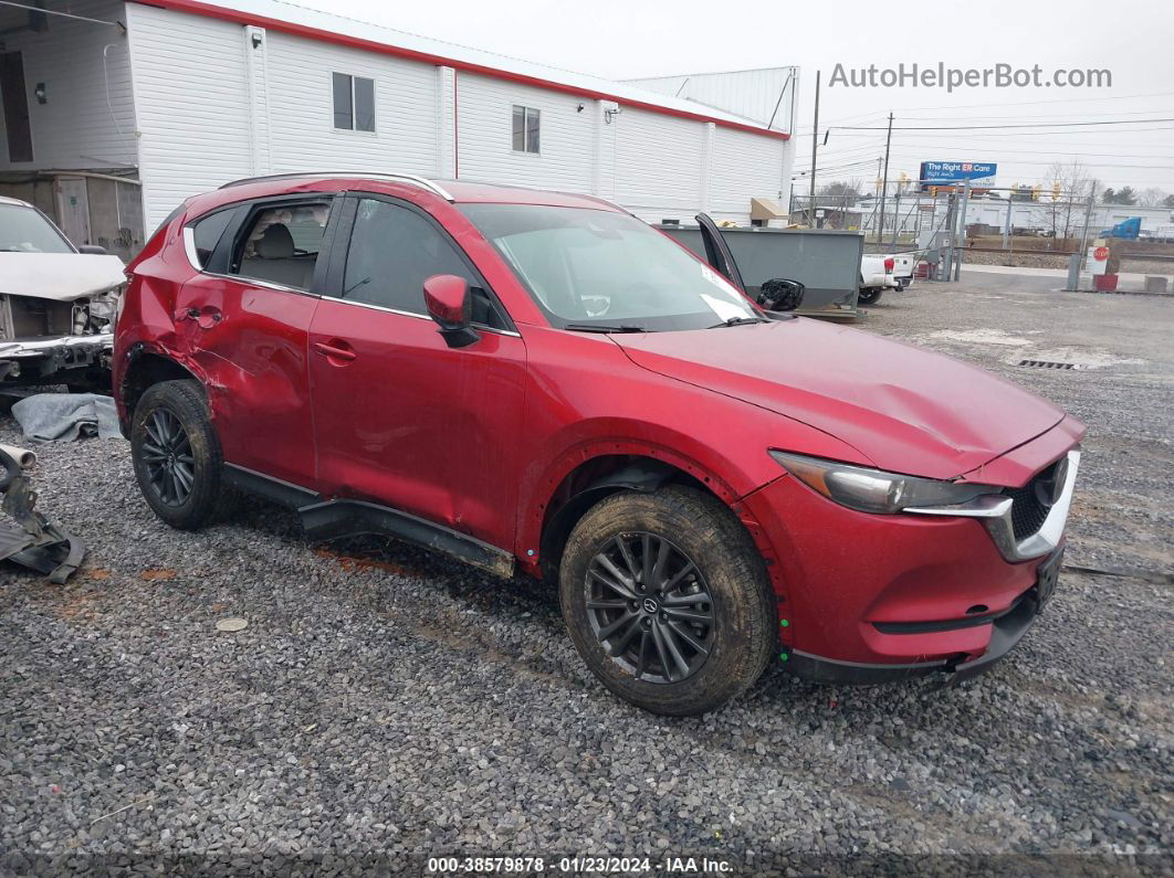 2021 Mazda Cx-5 Touring Burgundy vin: JM3KFBCM8M1436037