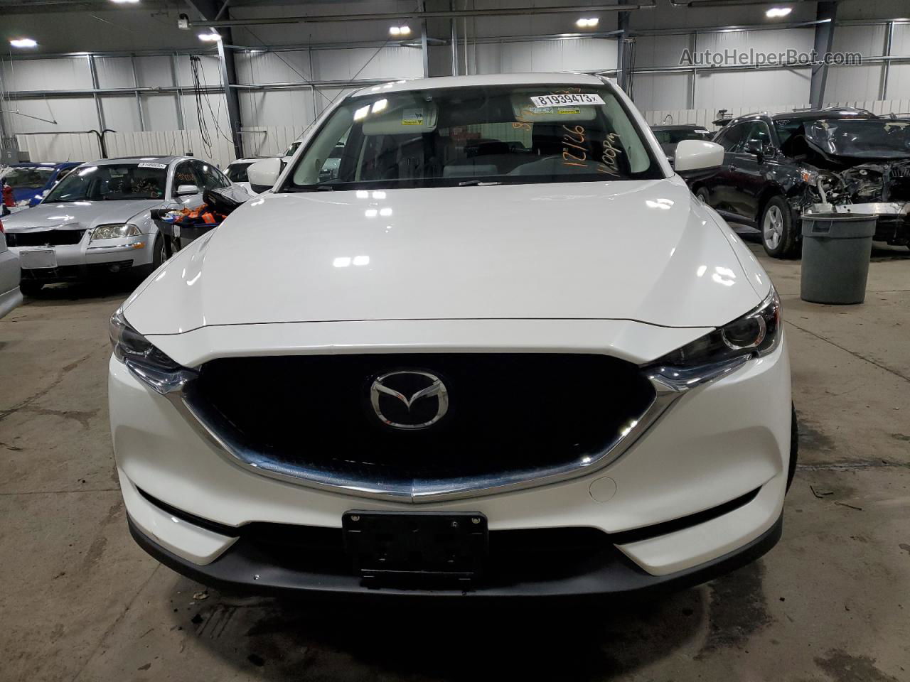 2019 Mazda Cx-5 Touring White vin: JM3KFBCM9K0614086