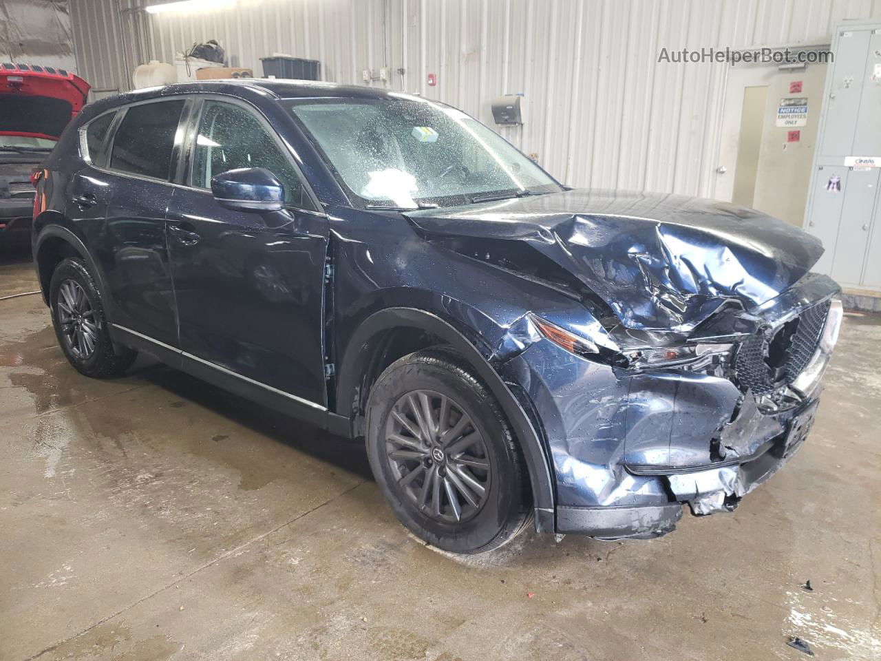 2019 Mazda Cx-5 Touring Blue vin: JM3KFBCM9K1624210