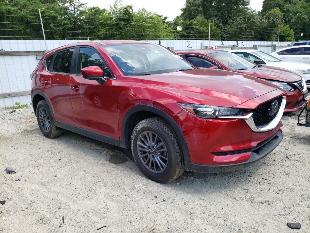 2019 Mazda Cx-5 Touring Red vin: JM3KFBCM9K1666375